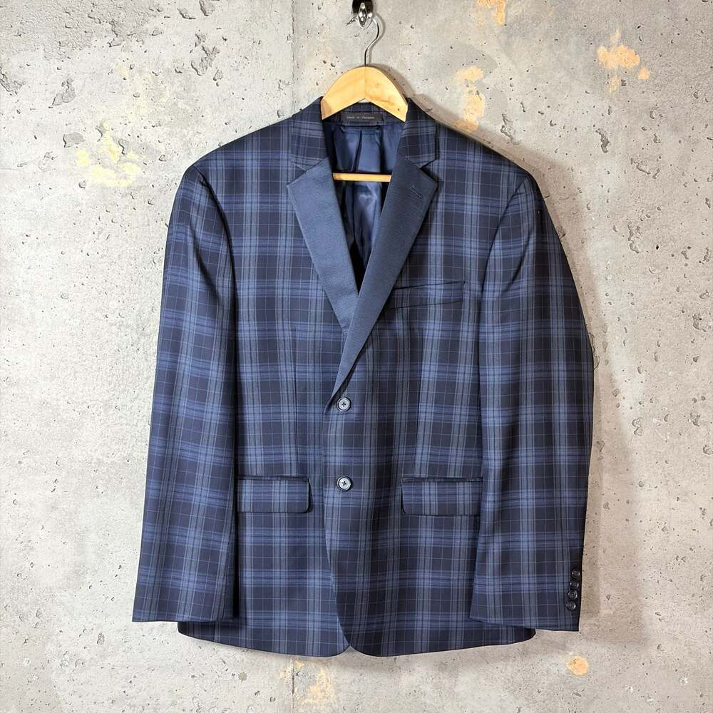 Lauren Ralph Lauren Men's Slim Fit Plaid Wool Blazer Sport Coat 42S